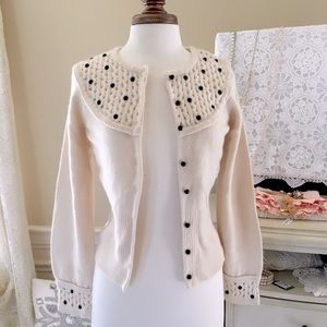 “Vintage” Sleeping on Snow cardigan